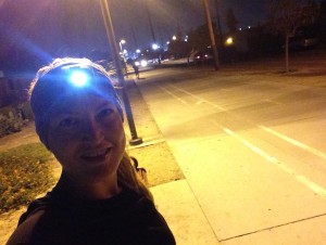 Así se ve la cicloruta por las noches...